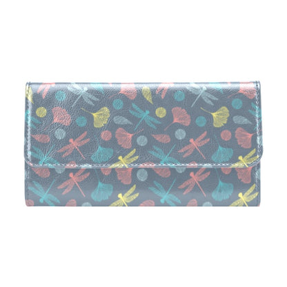 Dragonfly Print Design LKS403 Women's Trifold Wallet