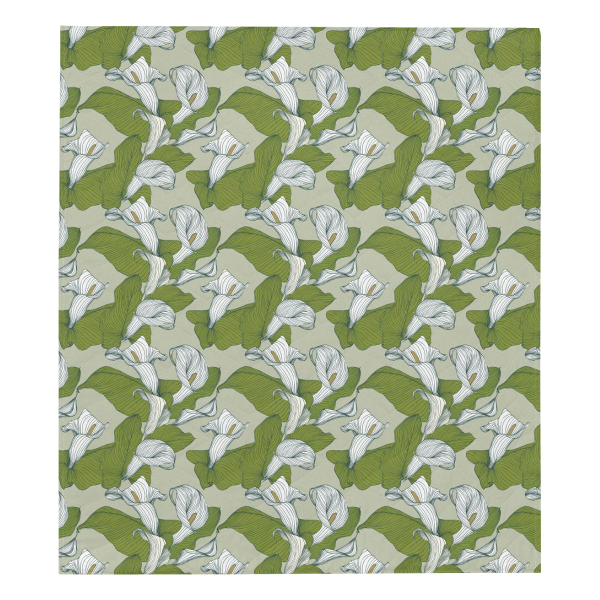 Lily Pattern Print Design LY08 Premium Quilt