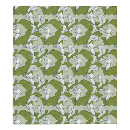 Lily Pattern Print Design LY08 Premium Quilt