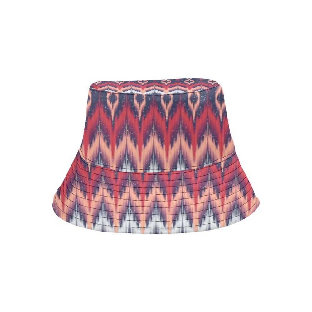 Ikat Print Design LKS401 Unisex Bucket Hat