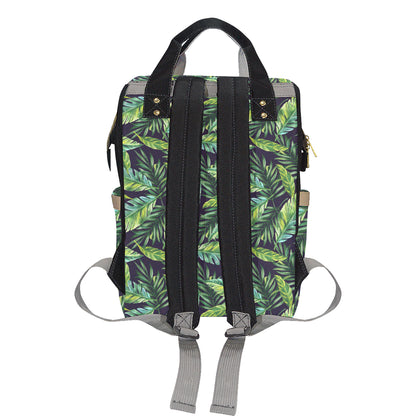 Tropical Flower Pattern Print Design TF06 Diaper Bag Backpack