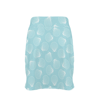 Seashell Print Design LKS3010 17" Golf & Pickleball Skort with Pockets