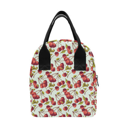 Cherry Hand Draw Insulated Lunch Bag