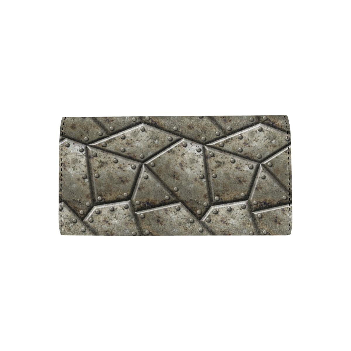 Armor Pattern Print Design 01 Women's Trifold Wallet