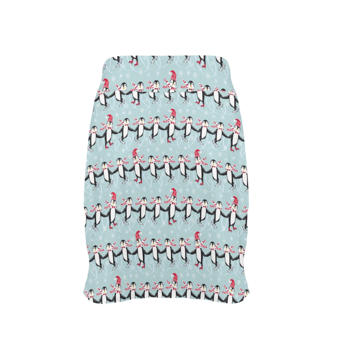 Penguin Sking Design 17" Golf & Pickleball Skort with Pockets