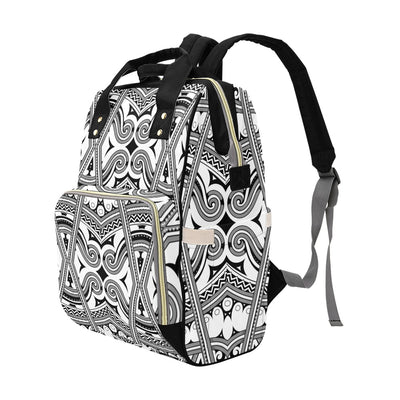 Samoan Pattern Print Design LKS302 Diaper Bag Backpack