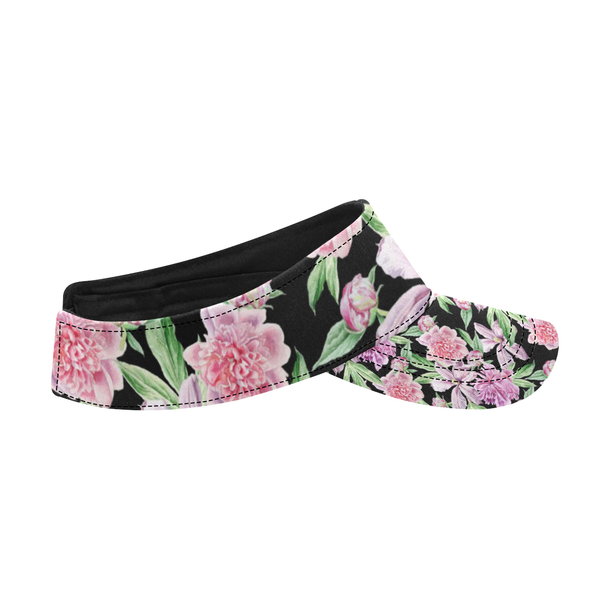 Peony Pattern Print Design PE08 Unisex Sun Visor