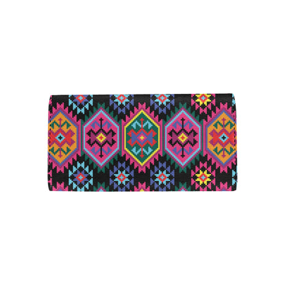 Mexican Pattern Print Design 02 Women's Trifold Wallet