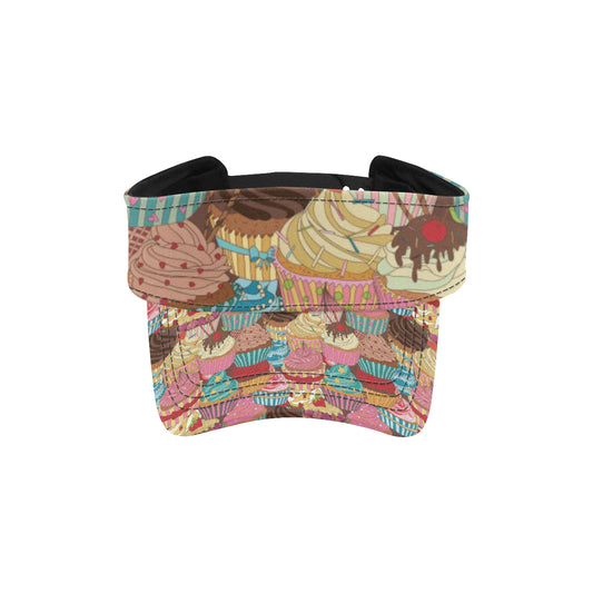 Cupcake Pattern Print Design CP01 Unisex Sun Visor