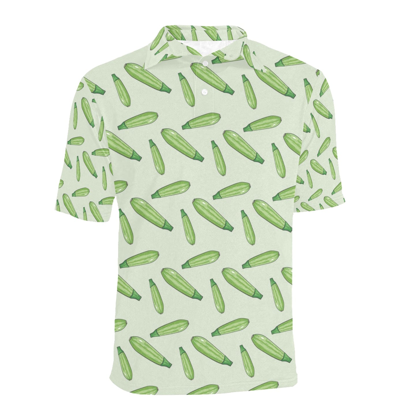 Zucchini Print Design LKS302 Men Polo Shirt
