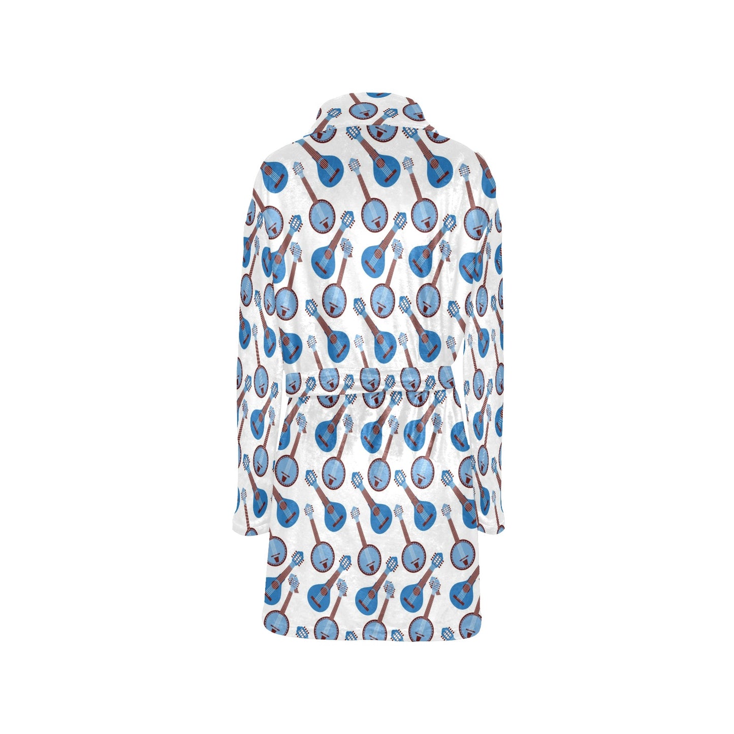 Banjo Print Design LKS401 Women's Fleece Robe