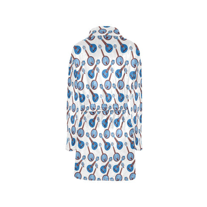 Banjo Print Design LKS401 Women's Fleece Robe
