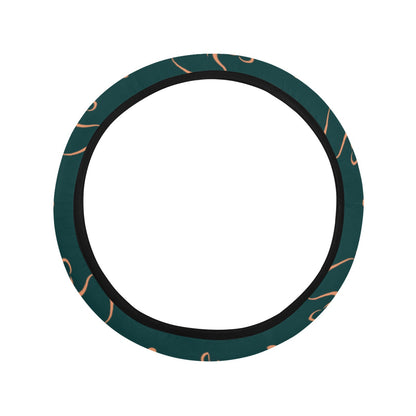 Horse Head Print Design LKS302 Steering Wheel Cover with Elastic Edge