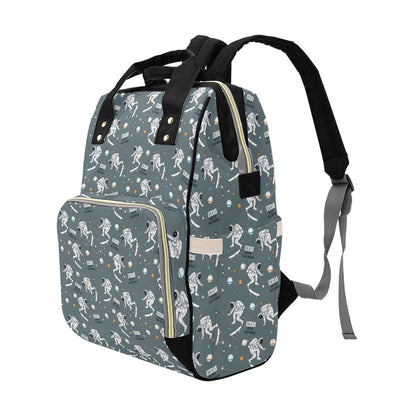 Skateboard Print Design LKS306 Diaper Bag Backpack
