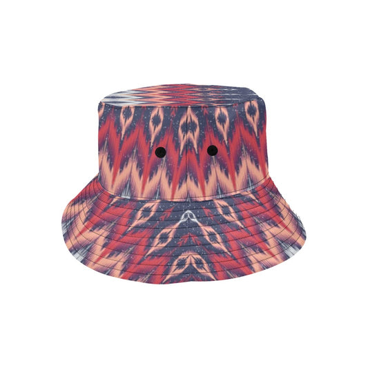 Ikat Print Design LKS401 Unisex Bucket Hat