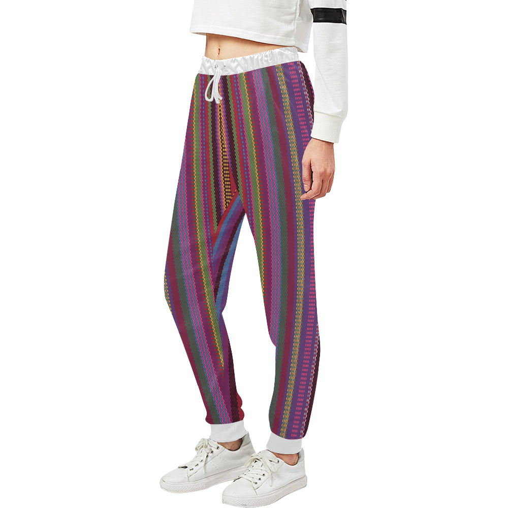 Serape Stripe Print Unisex Sweatpants