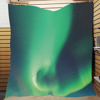 Aurora Borealis Pattern Print Design 04 Premium Quilt