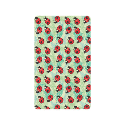 Ladybug Cute Print Pattern Rubber Doormat