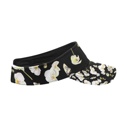 Orchid White Pattern Print Design OR011 Unisex Sun Visor