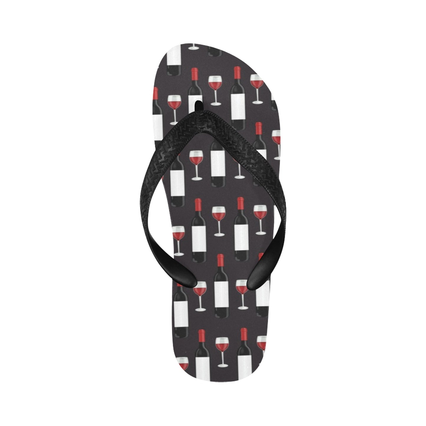 Wine Print Design LKS309 Flip Flops