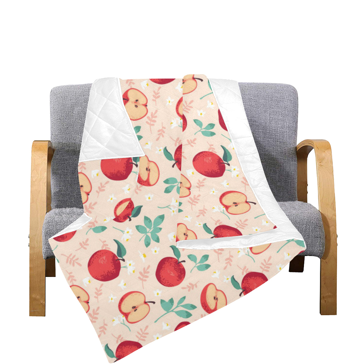 Apple Pattern Print Design AP06 Premium Quilt