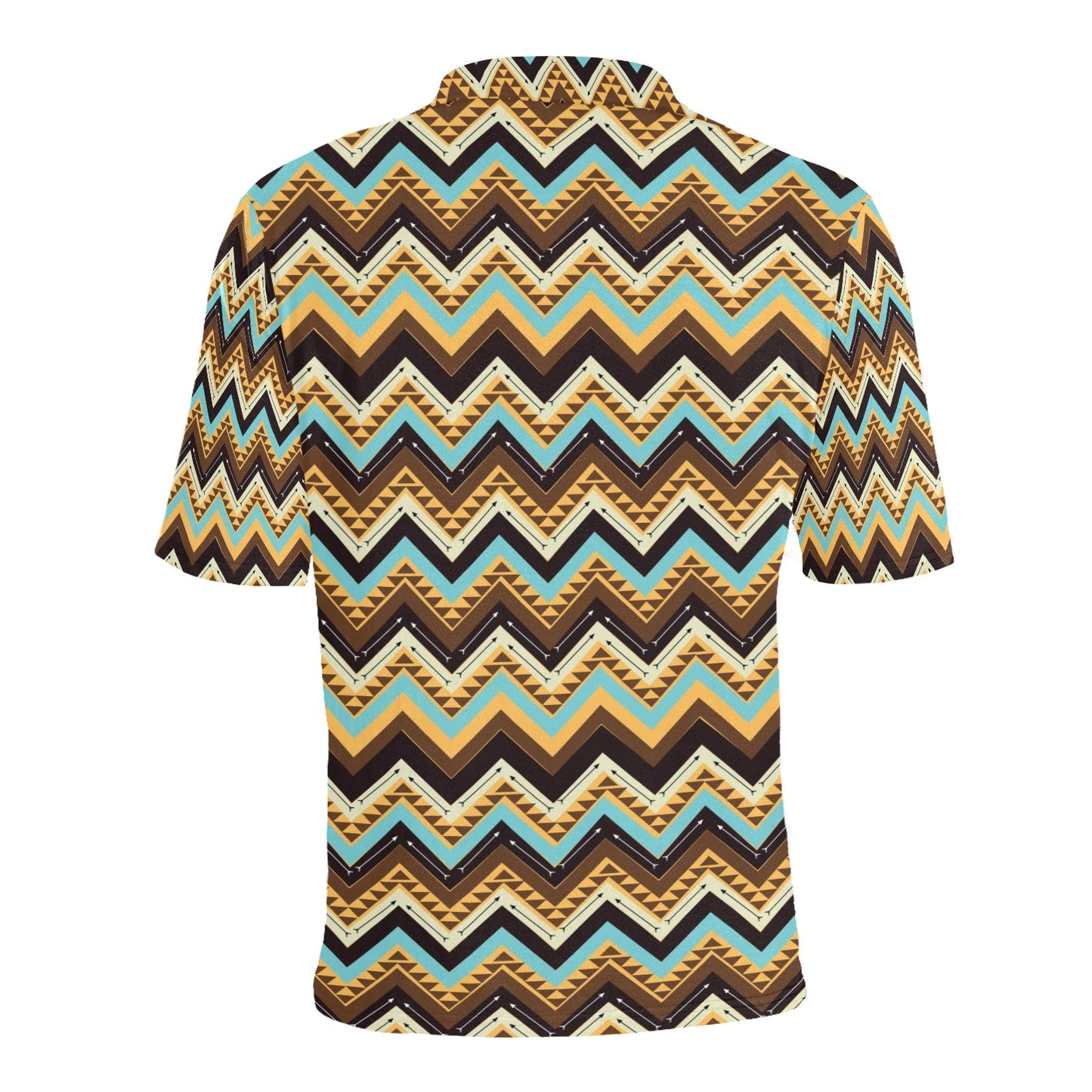 Southwest Pattern Print Design LKS301 Men Polo Shirt