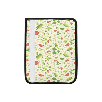 Salad Vegetable Print Design LKS302 Car Seat Belt Cover