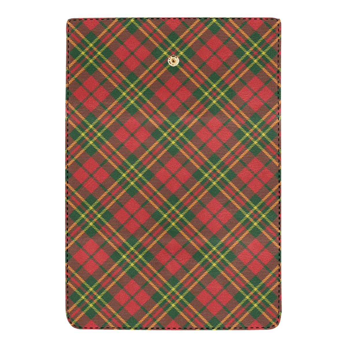 Plaid Holiday Pattern Print Design A01 Women's Trifold Wallet