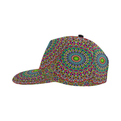 Bohemian Colorful Style Print Snapback Cap