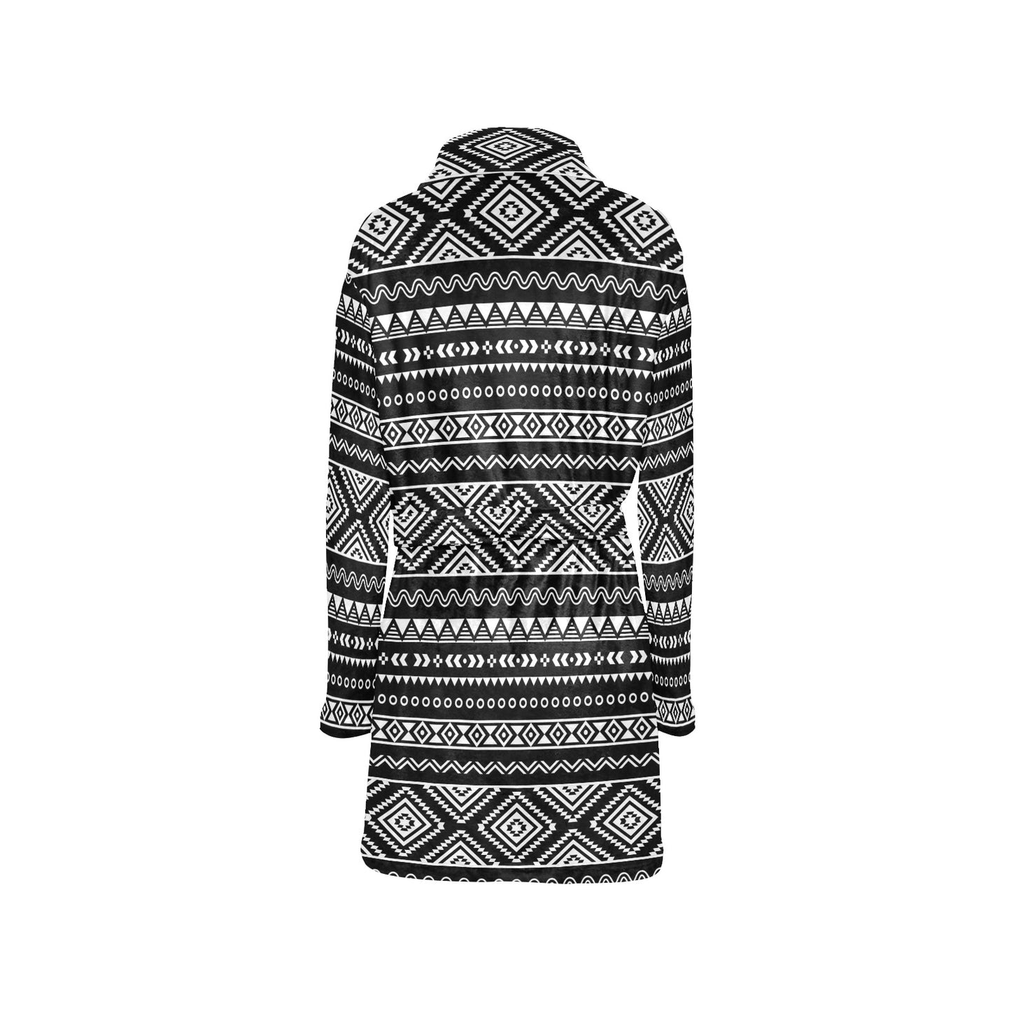 Tribal Pattern Print Design LKS301 Women's Fleece Robe