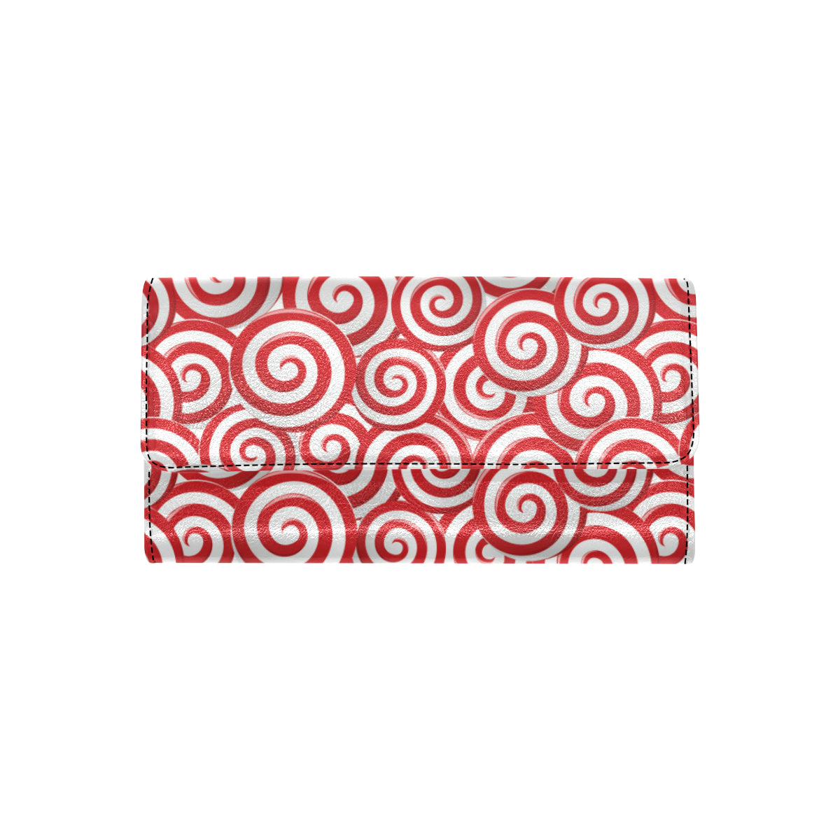 Candy Pattern Print Design 03 Women's Trifold Wallet