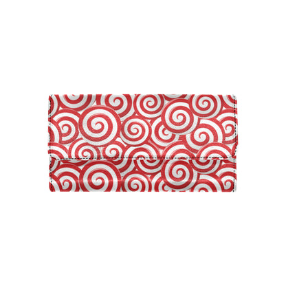 Candy Pattern Print Design 03 Women's Trifold Wallet