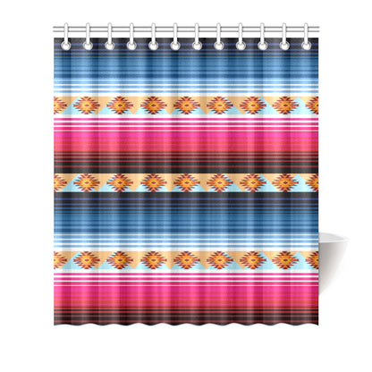 Mexican Pattern Print Design 03 Shower Curtain