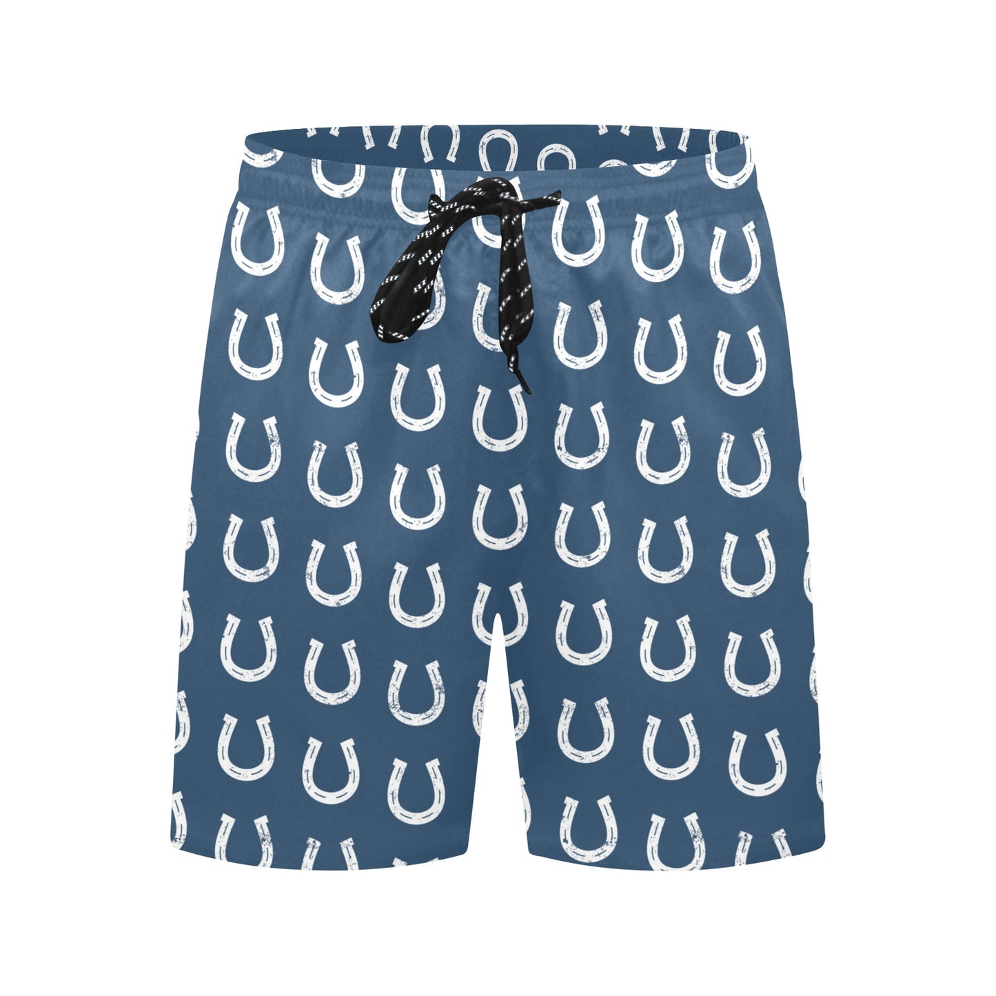 Horseshoe Print Design LKS301 Men's Swim Trunks Beach Shorts