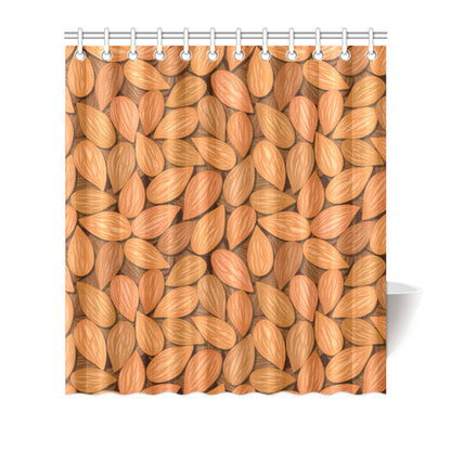 Almond Pattern Print Design 01 Shower Curtain