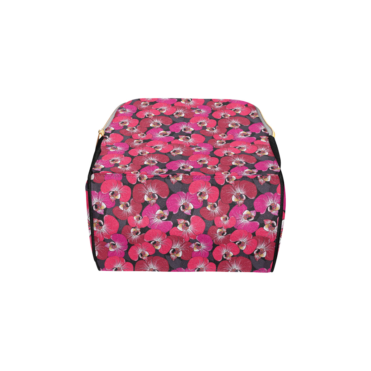 Orchid Red Pattern Print Design OR05 Diaper Bag Backpack