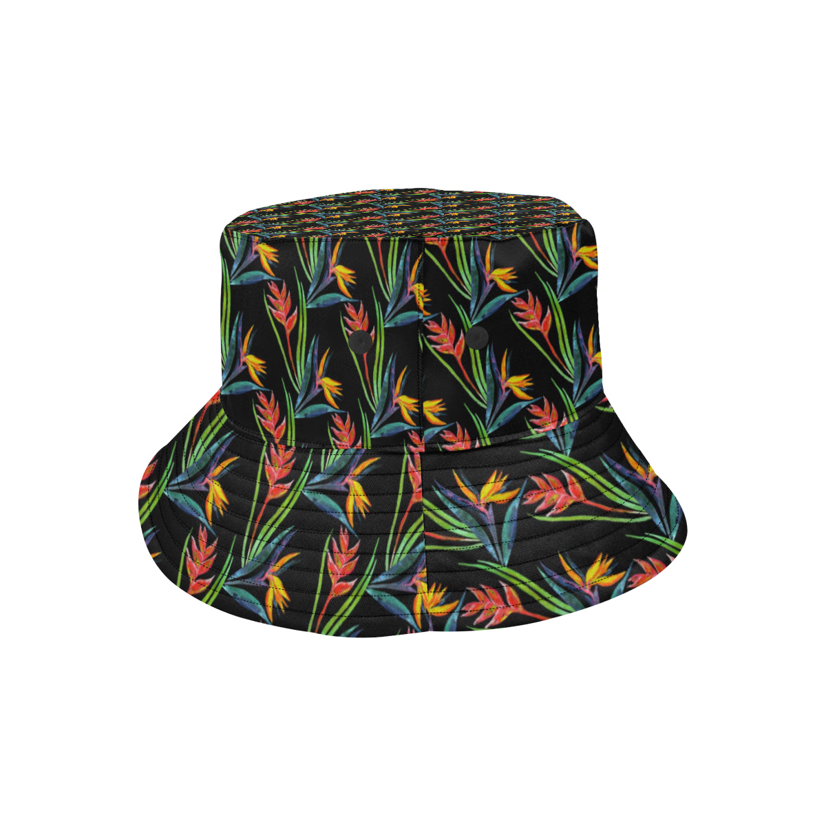 Heliconia Pattern Print Design HL04 Unisex Bucket Hat