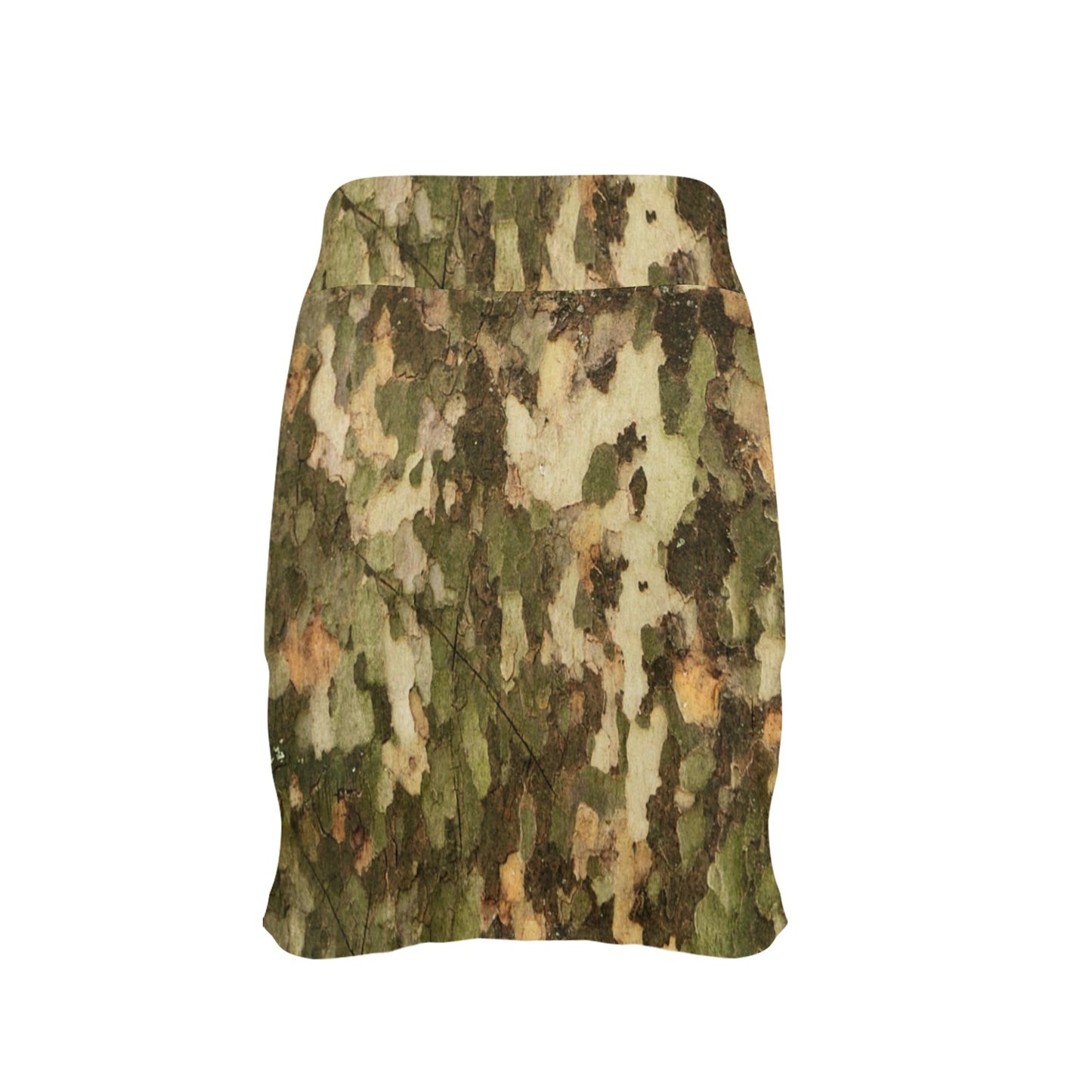 Camo Realistic Tree Texture Print 17" Golf & Pickleball Skort with Pockets