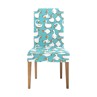 Goose Print Design LKS403 Dining Chair Slipcover