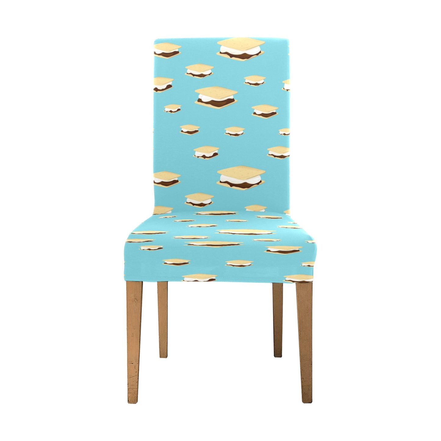 S_Mores Print Design LKS302 Dining Chair Slipcover