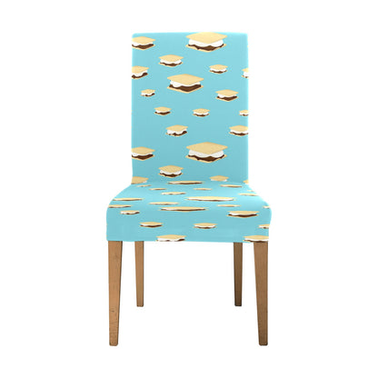 S_Mores Print Design LKS302 Dining Chair Slipcover