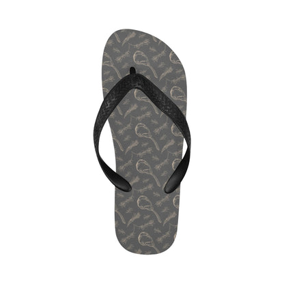 Steak Print Design LKS302 Flip Flops