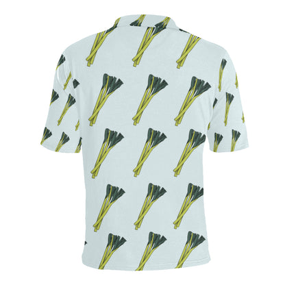 Leek Pattern Print Design 03 Men Polo Shirt