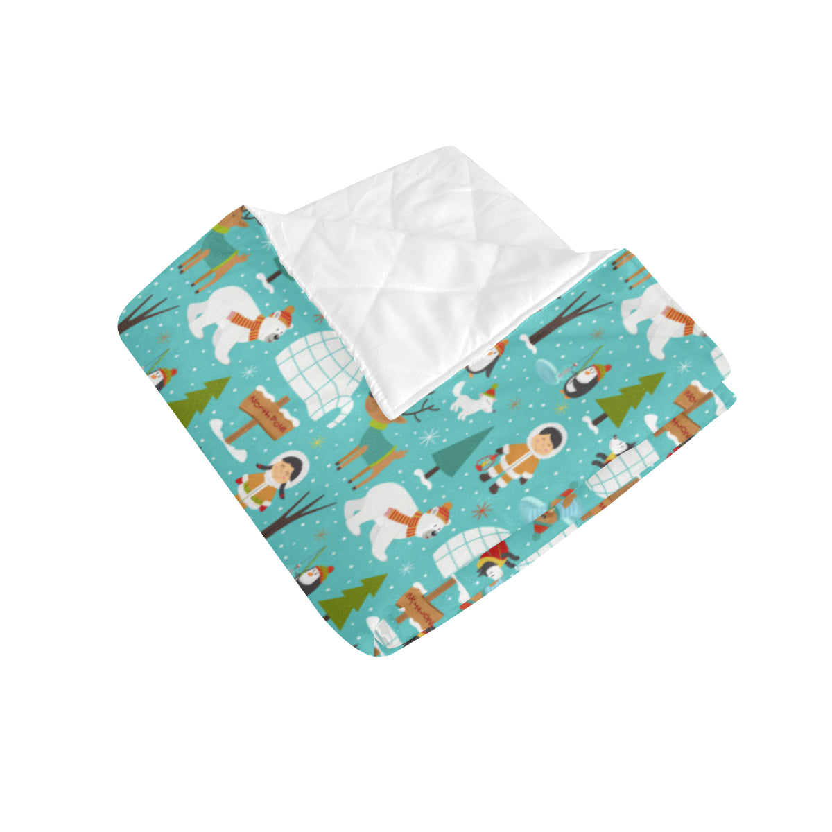 Eskimo Pattern Print Design 01 Premium Quilt