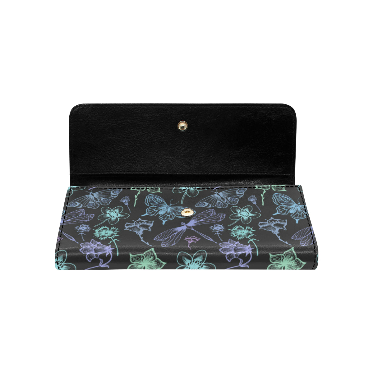 Butterfly Dragonfly Women's Trifold Wallet
