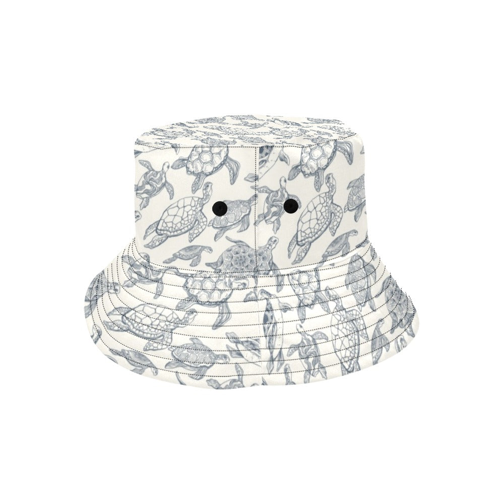 Sea Turtle Print Design LKS304 Unisex Bucket Hat