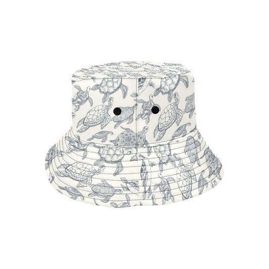 Sea Turtle Print Design LKS304 Unisex Bucket Hat