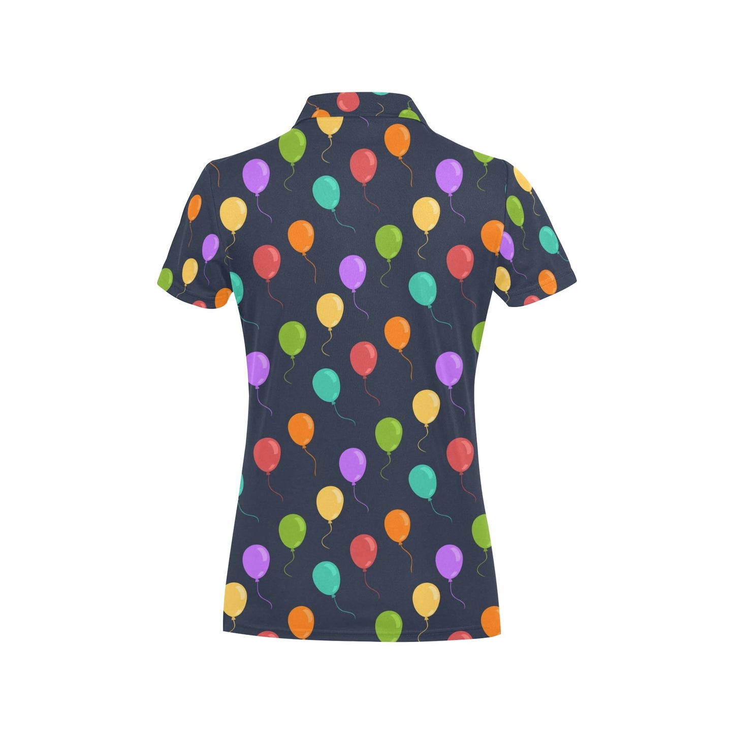 Ballon Colorful Pattern Print Design 03 Women's Polo Shirt
