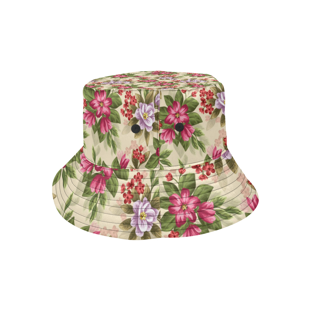 Summer Floral Pattern Print Design SF08 Unisex Bucket Hat