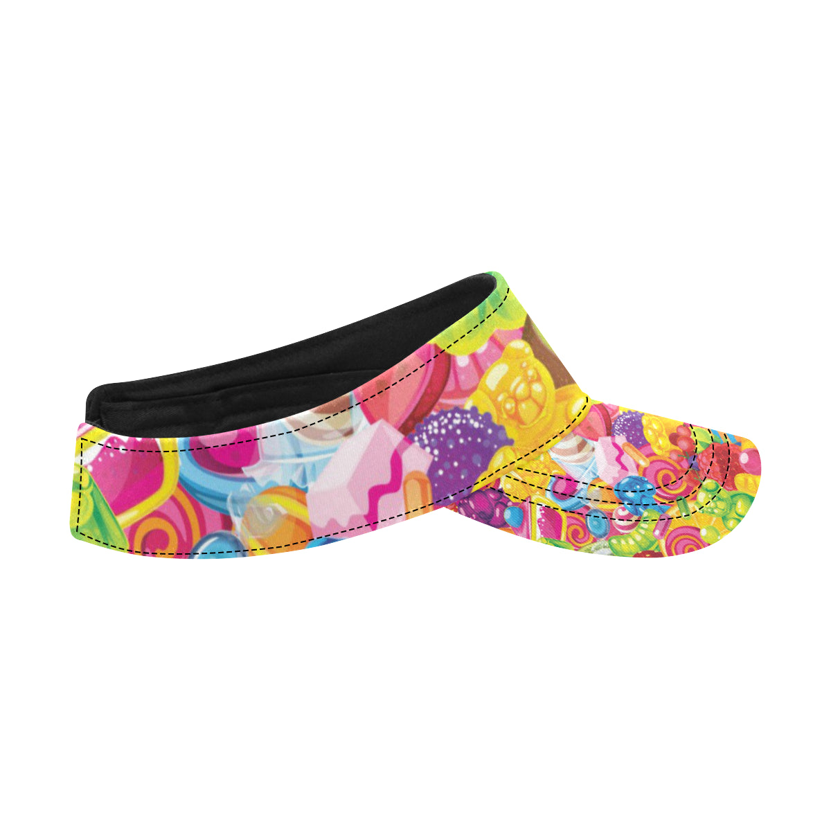 Candy Pattern Print Design CA01 Unisex Sun Visor